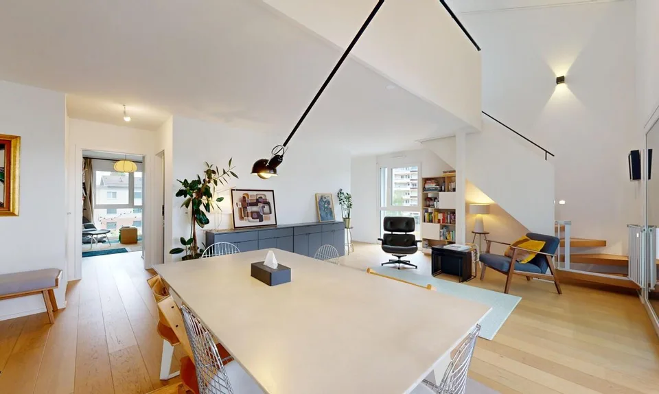 HELLE, MODERNE DUPLEXWOHNUNG, M1 UND EPFL NUR WENIGE SCHRITTE ENTFERNT – Foto 3 von 11