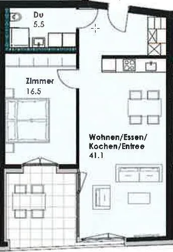 2.5 Zimmerwohnung in Rorschach