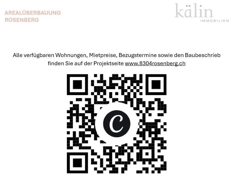 Wohnen in der Arealüberbauung Rosenberg · Erstbezug ab Februar 2027