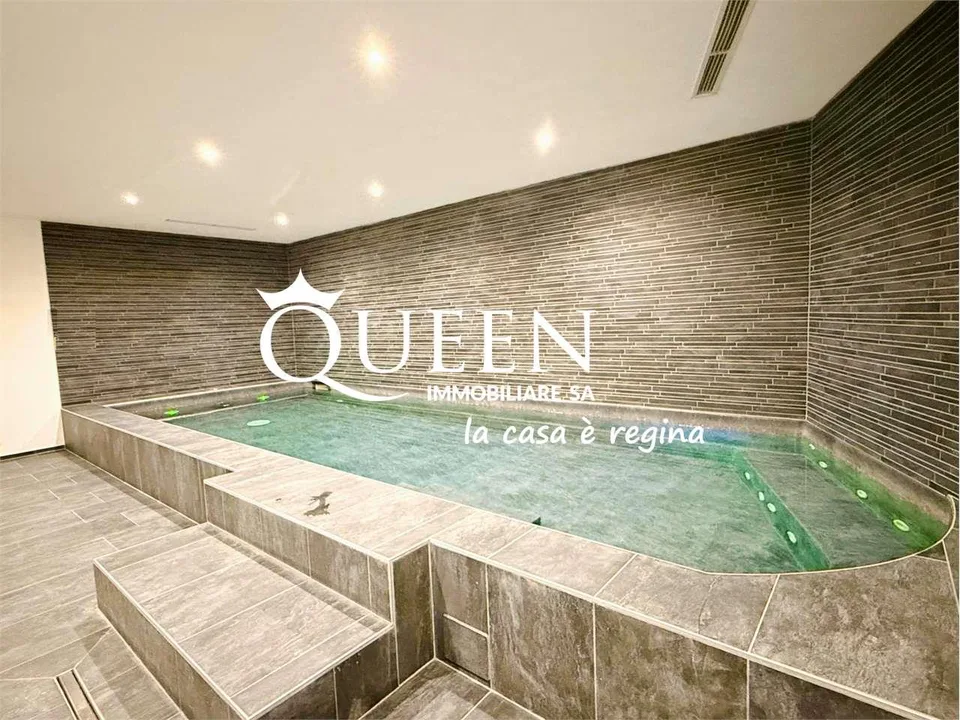 Muzzano: appartamento 4.5 locali, 140 mq, terrazza, area wellness, fro – foto 13 di 13