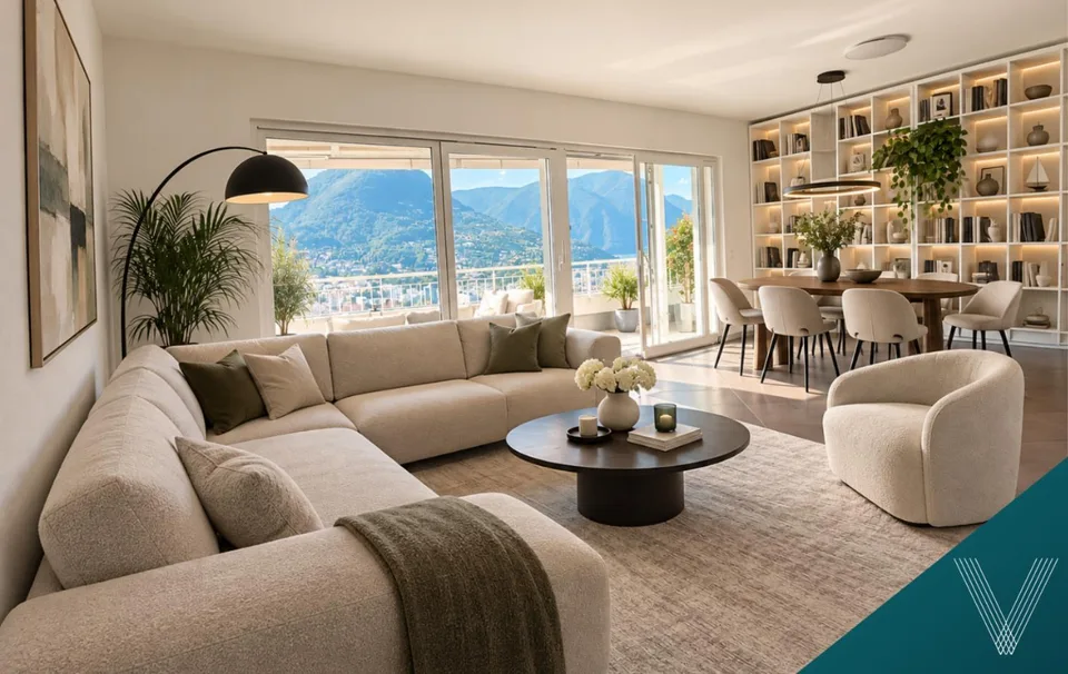 Mehrfamilienhaus mit Seesicht / Casa plurifamiliare con vista lago – Foto 2 von 4