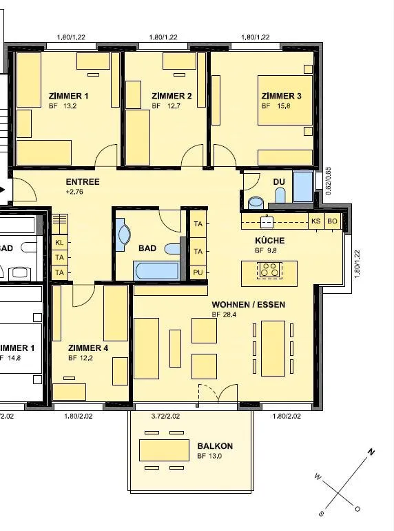 Grosszügige 5.5-Zimmer-Wohnung in familienfreundlichem Quartier