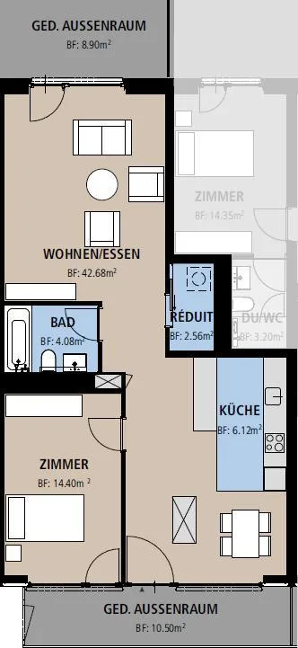 2.5 room apartment in Spreitenbach