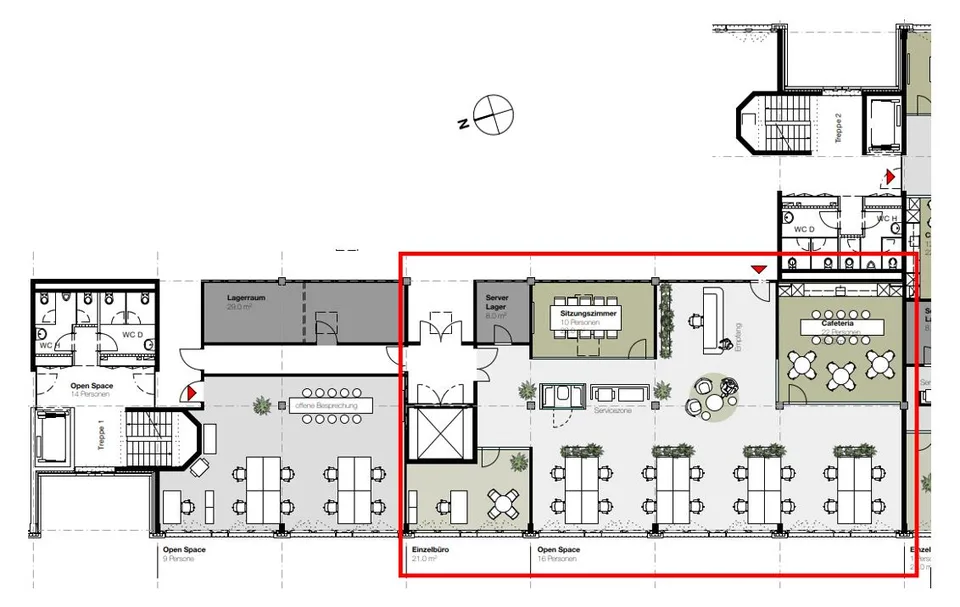 Moderne Bürofläche nahe Zugerland und Bahnhof Steinhausen - Einzieh... – foto 11 di 11