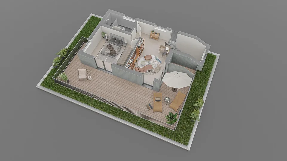 Modernes 5.5-Zimmer-Einfamilienhaus mit offenem Attika-Studio Neub...