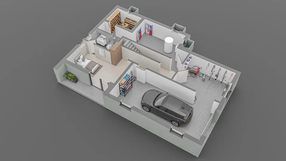 Modernes 5.5-Zimmer-Einfamilienhaus mit offenem Attika-Studio Neub...