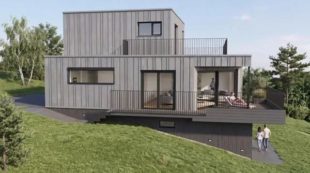 Modernes 5.5-Zimmer-Einfamilienhaus mit offenem Attika-Studio Neub...