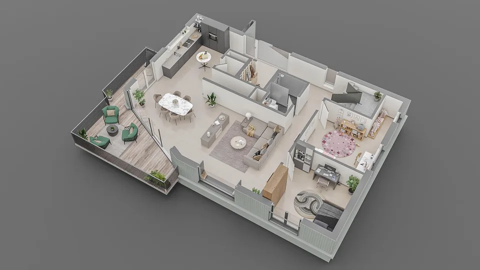 Modernes 5.5-Zimmer-Einfamilienhaus mit offenem Attika-Studio Neub...