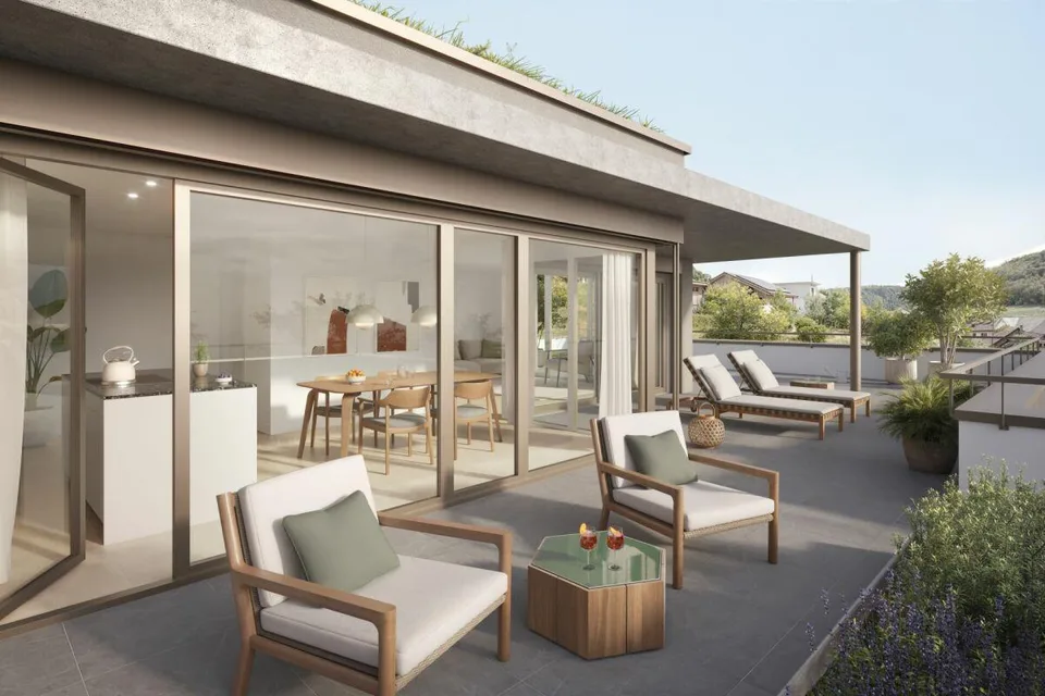 Appartamento attico 5.5 locali - UNTERDORF MÖNTHAL - Architettura contemporanea nel cuore della natura – foto 2 di 4