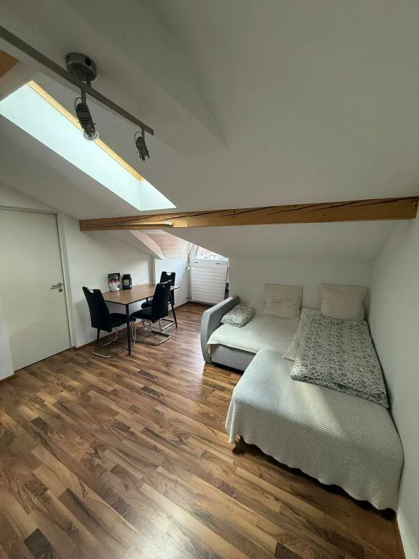 Charmante 1.5-Zimmer-Dachwohnung mit Aussicht in Mels SG