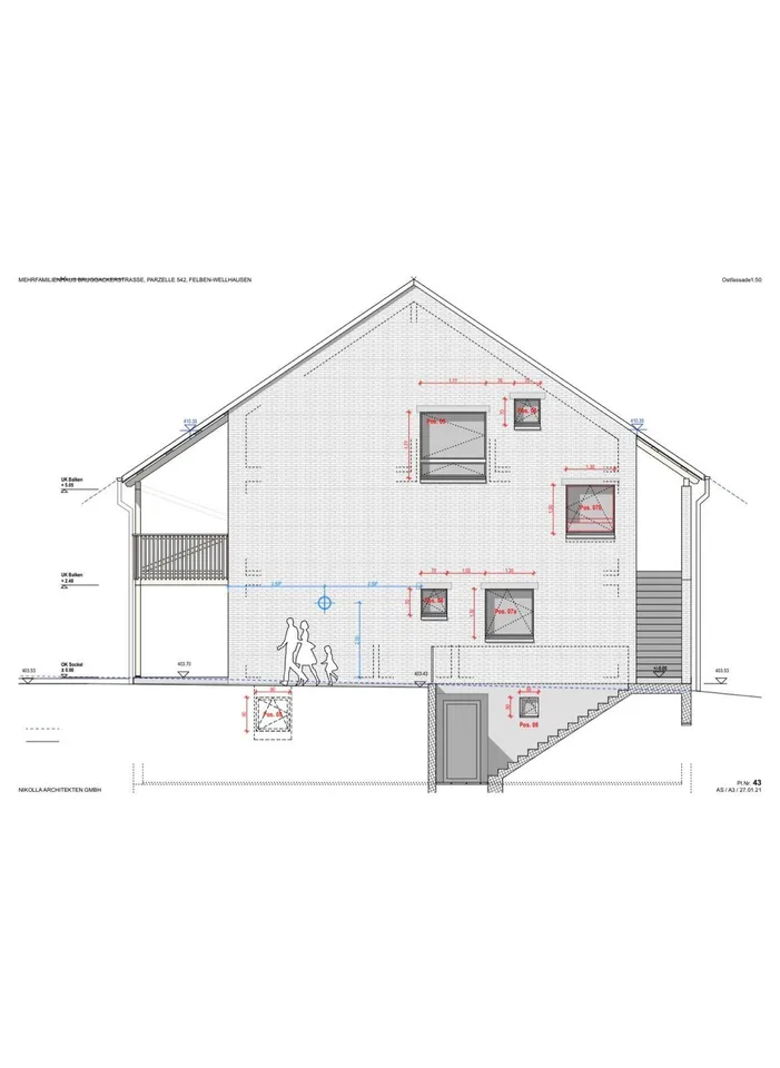 4.5 Zimmer, 116 m², 1. Stock