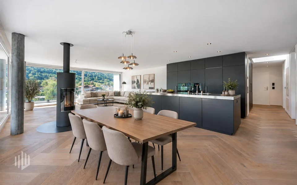 ImmoWyss - Appartement en attique dans le Giessenpark Münsingen avec une vue splendide – photo 3 sur 8