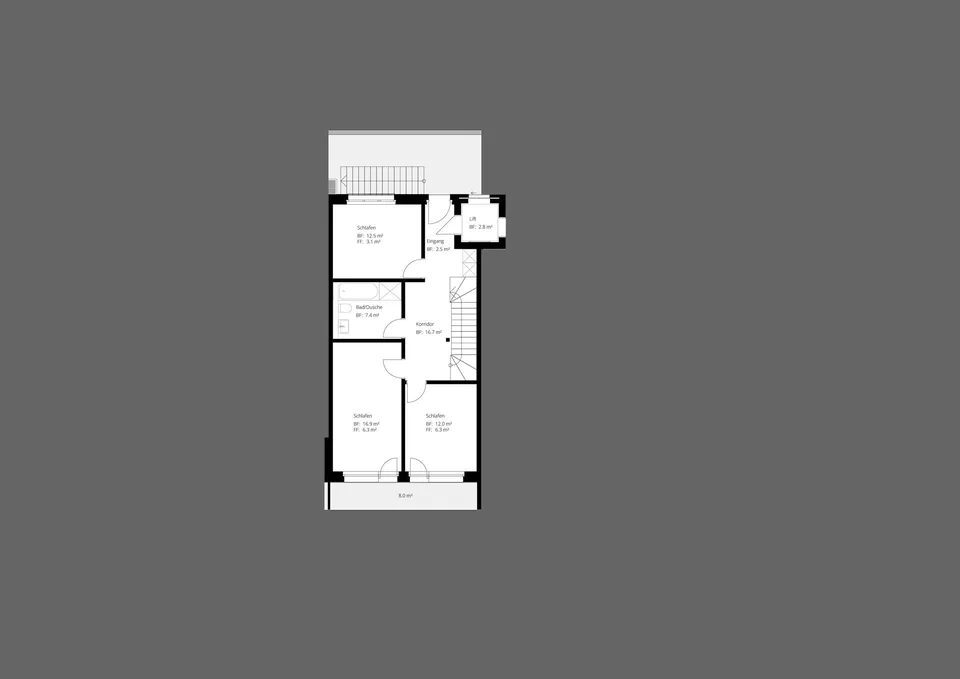 Neue, exklusive 4.5-Zimmer-Duplex-Attikawohnung – photo 9 sur 15