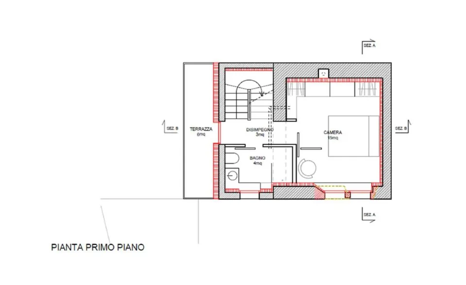 3.5 Zimmer Einfamilienhaus in Gordola – Foto 16 von 18