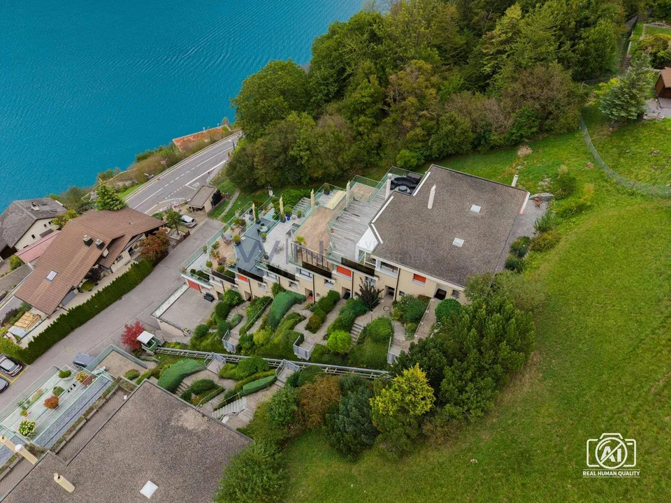 Attic terrace apartment with panoramic lake view