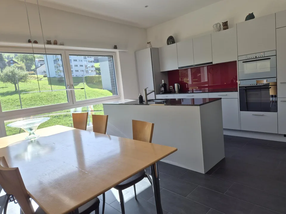 Attraktive 4.5 Zimmer- Attikawohnung mit privatem Badeplatz