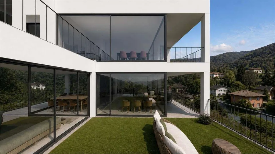 Terreno edificabile vista lago con progetto approvato – Foto 11 von 12