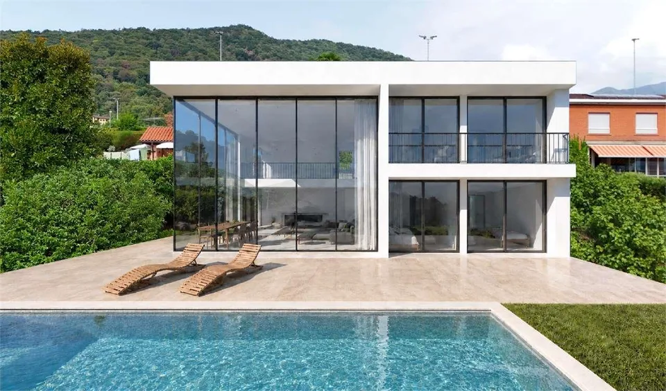 Terreno edificabile vista lago con progetto approvato – Foto 5 von 12