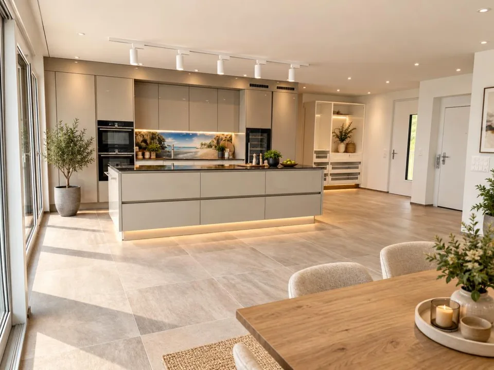 Appartamento attico di lusso 5,5 locali con vista lago e montagna
