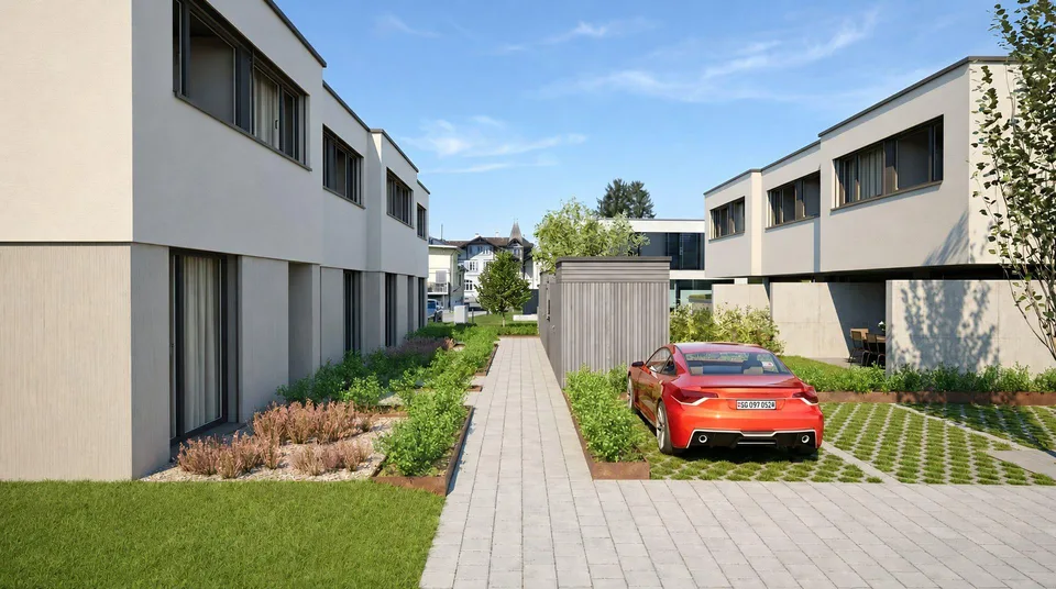Progetto di costruzione nuova "Aurea Quartier" – casa a schiera di 5,5 locali in una posizione tranquilla ad Au – foto 6 di 11