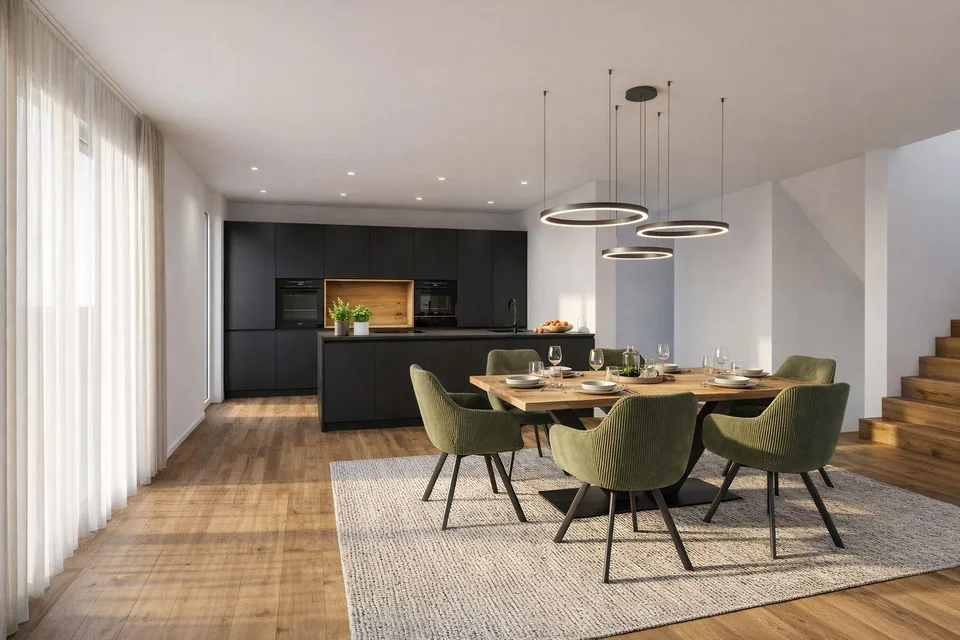 Progetto di costruzione nuova "Aurea Quartier" – casa a schiera di 5,5 locali in una posizione tranquilla ad Au – foto 2 di 11