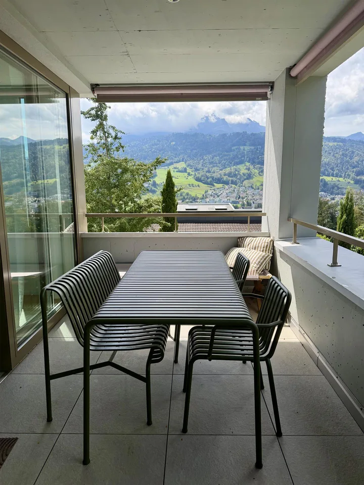 Möbelierte 5.5 Garten Maisonnette zur Untermiete 3 Monate ab 9.2.2027