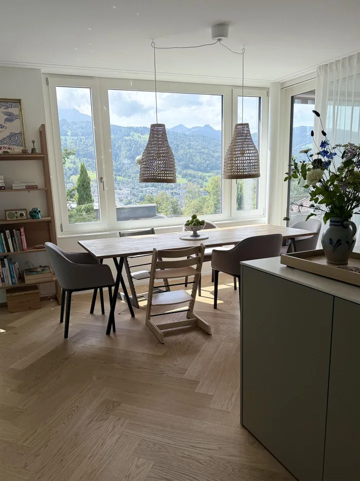 Möbelierte 5.5 Garten Maisonnette zur Untermiete 3 Monate ab 9.2.2027