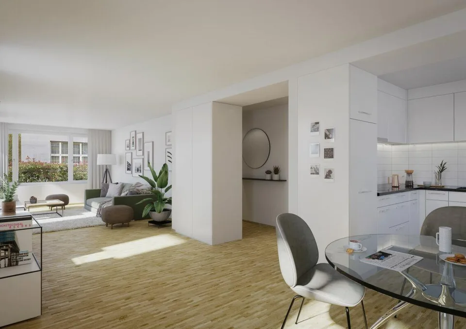 Central 2.5 room apartment in a quiet environment