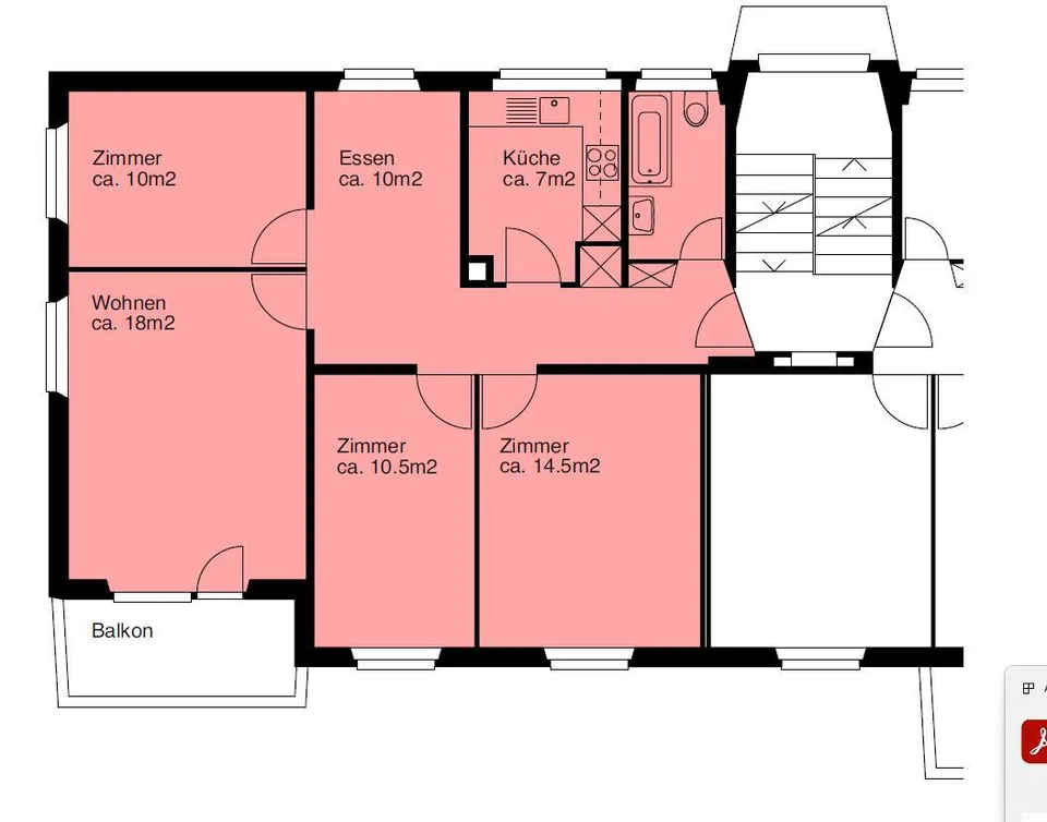 4.5 Zimmerwohnung an ruhiger Lage – foto 11 di 11