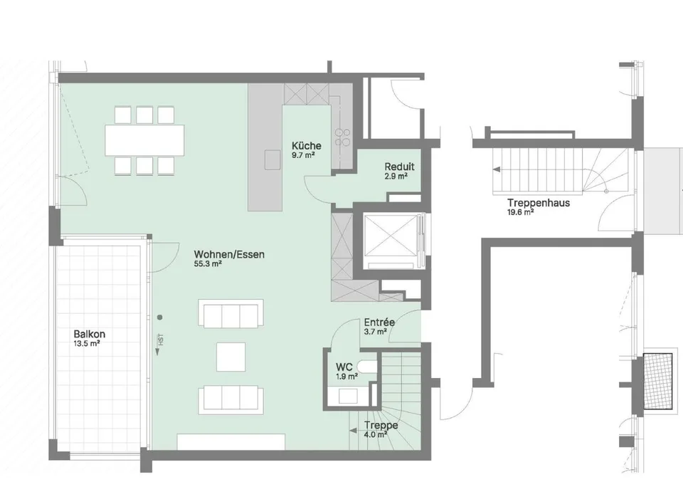helle, elegante EG-Maisonette-Wohnung mit Garten (C-1.1) – foto 6 di 8