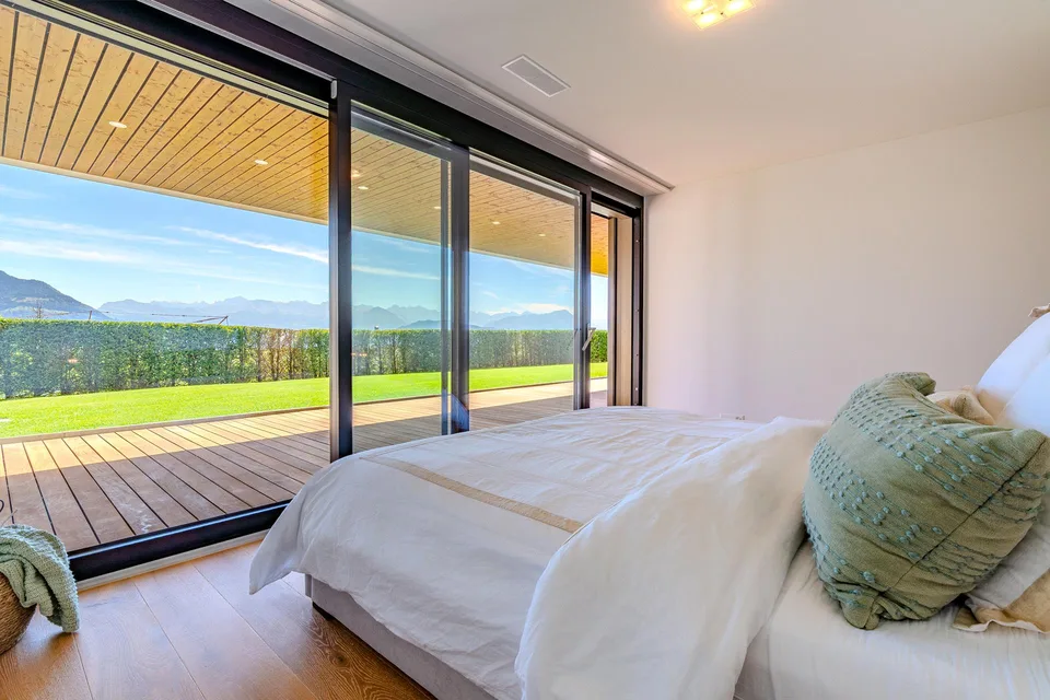 5.5-Zimmer Terrassenwohnung mit traumhaftem Garten & Ausblick