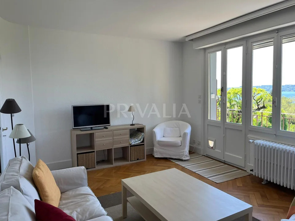 Beau duplex meublé avec accès et vue panoramique sur le lac