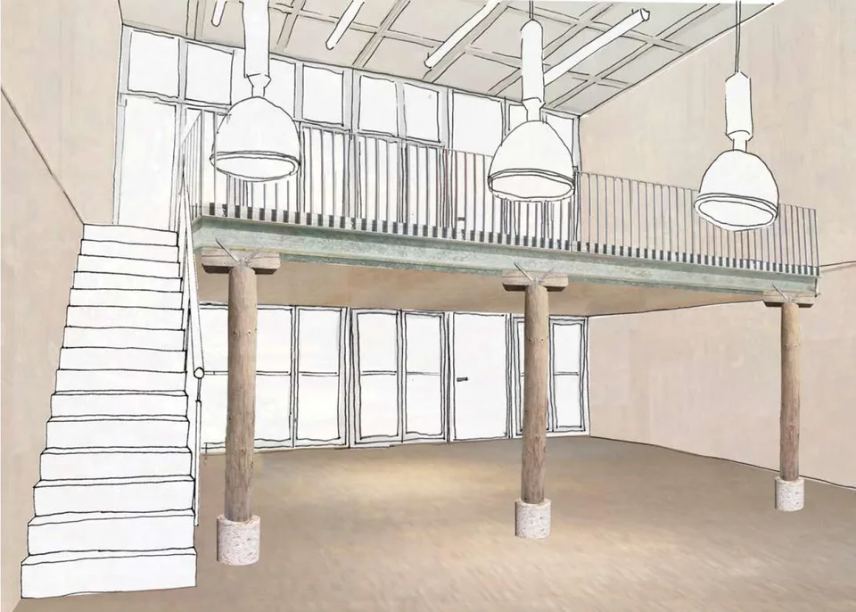 Räume im ehemaligen Turbinenhaus (24 bis 85m2) - z.B. T/EG/04: 63m2 – photo 2 sur 11