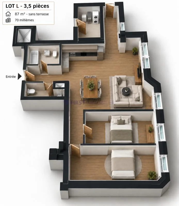 Villars - Chesières - PPE LOT L - CHF 410'000.- – photo 16 sur 16