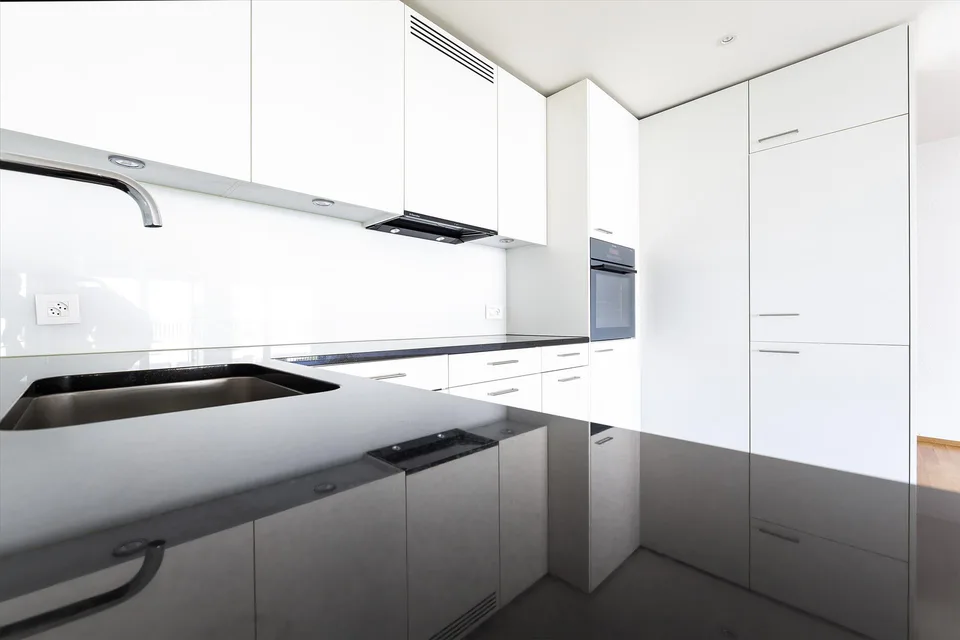 Living in a modern new building estate with beautiful surroundings