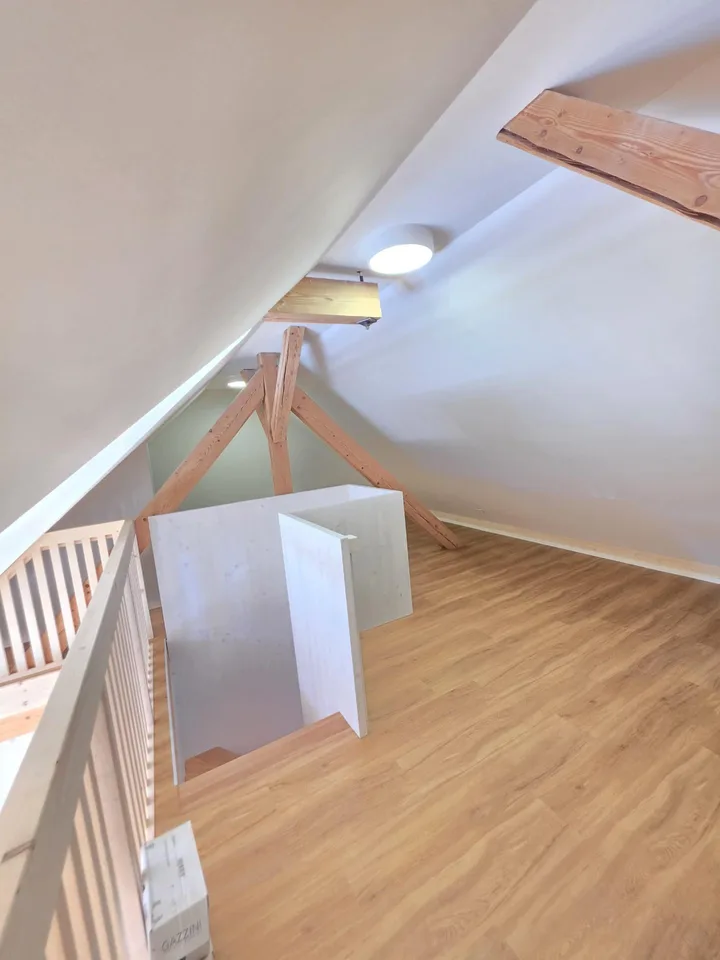 Kernsanierte Dachwohnung mit Galerie, Balkon und direktem Lift