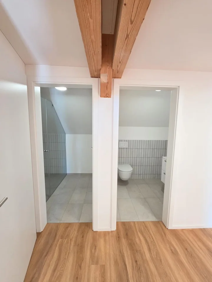 Kernsanierte Dachwohnung mit Galerie, Balkon und direktem Lift