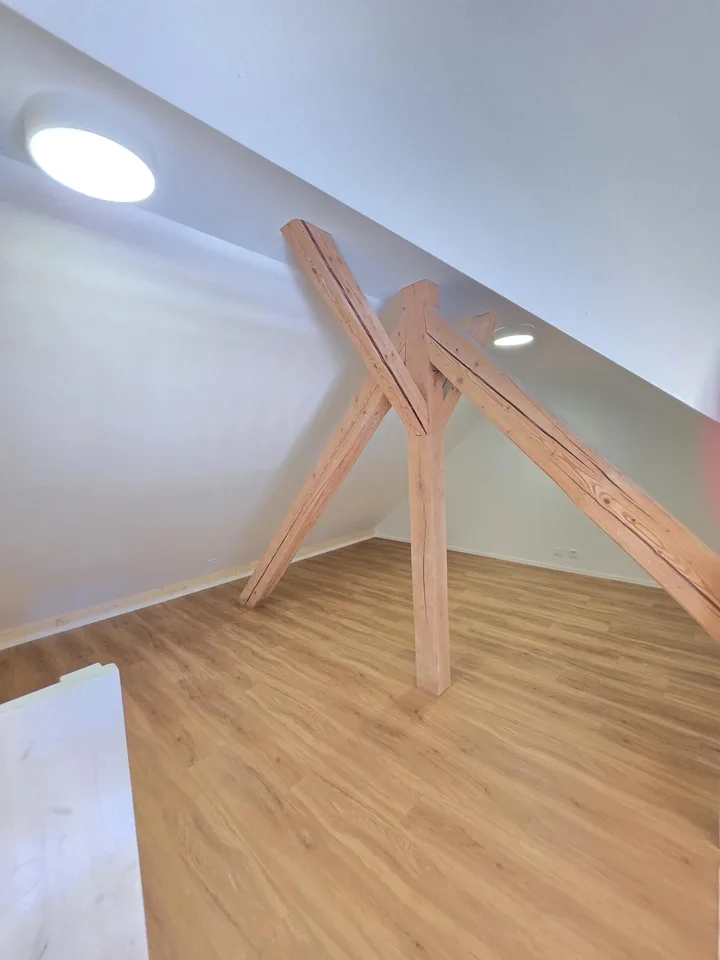 Kernsanierte Dachwohnung mit Galerie, Balkon und direktem Lift
