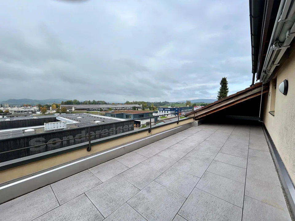 helle Dachwohnung mit sonniger Terrasse