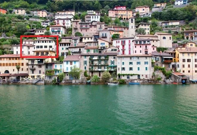Si affitta a Gandria appartamento con giardino e vista lago