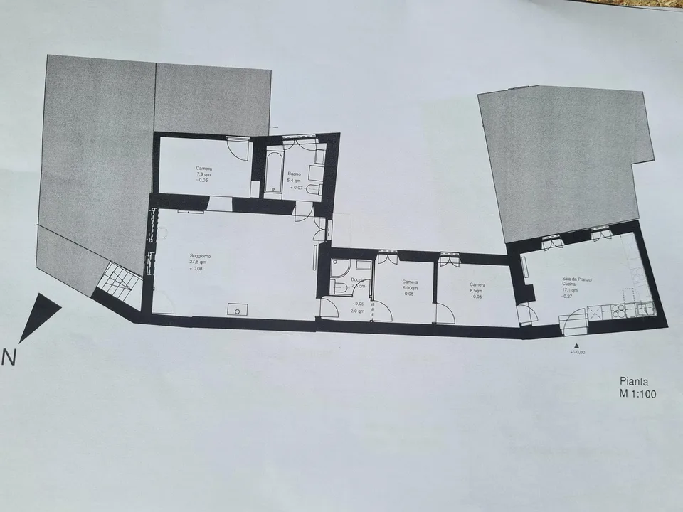 Si affitta a Gandria appartamento con giardino e vista lago