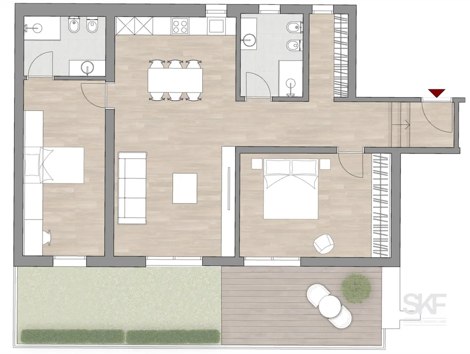 NOVAZZANO - NEW 3.5 ROOM APARTMENT WITH SPACIOUS TERRACE – photo 12 of 12