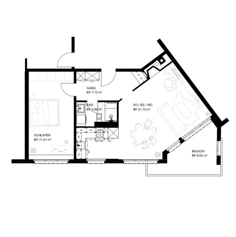 Appartamento moderno 2.5 locali in posizione centrale a Horn – foto 12 di 12