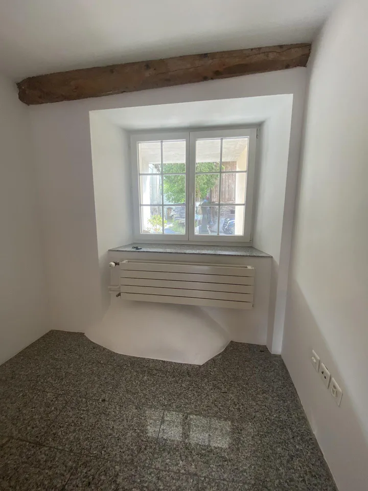 Spezielle Wohnung im Zentrum von Mels zu vermieten