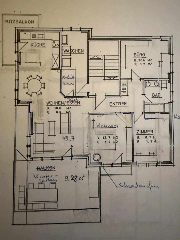 4 Zimmerwohnung mit Super Wintergarten