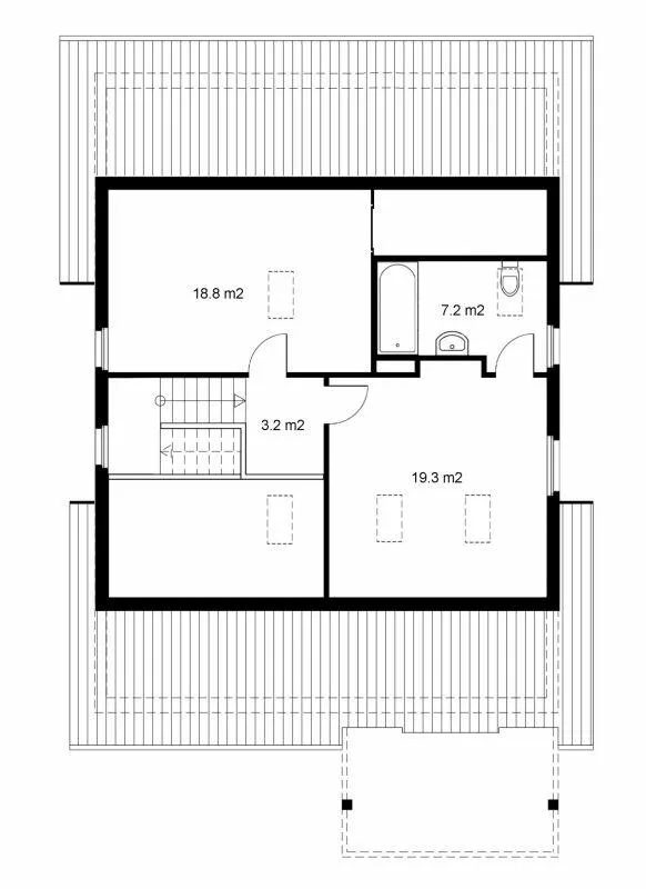 Grosse Dach-Maisonettewohnung mit Fernsicht – Foto 16 von 17