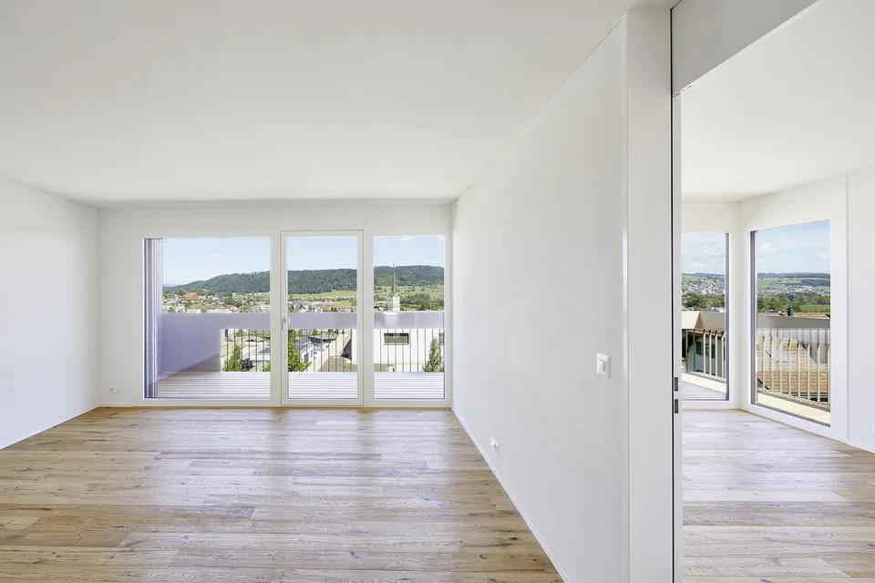 Moderne 3.5 Zimmerwohnung mit Weitblick