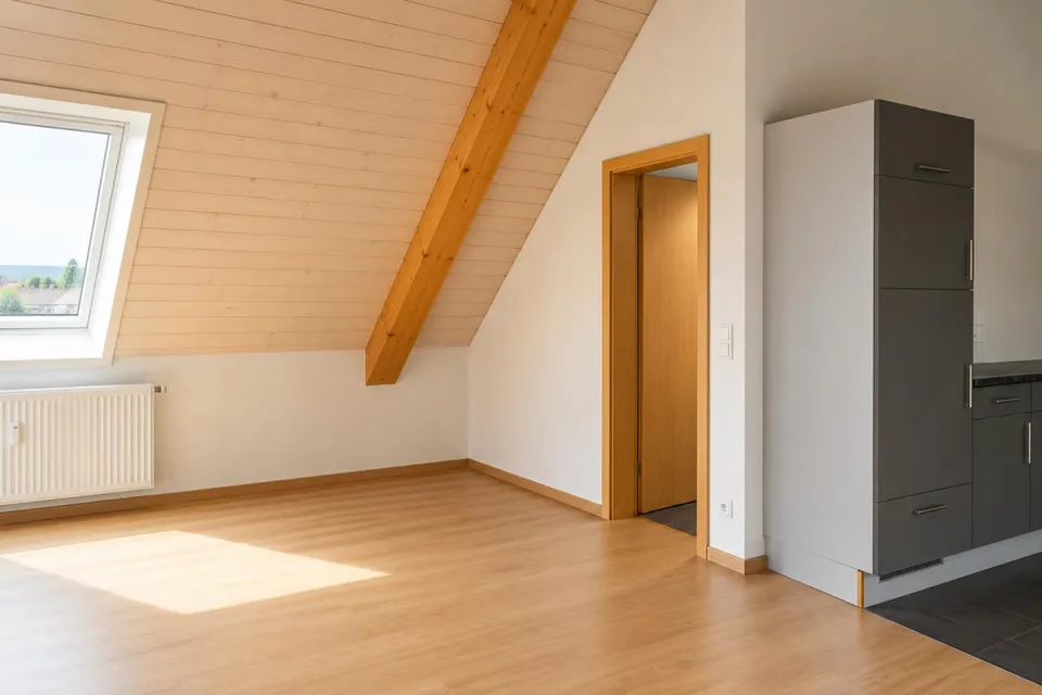 Appartement mansardier moderne à la campagne