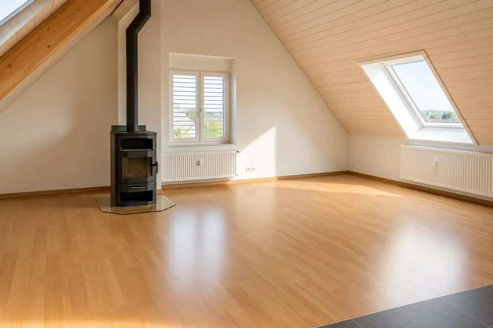 Appartement mansardier moderne à la campagne