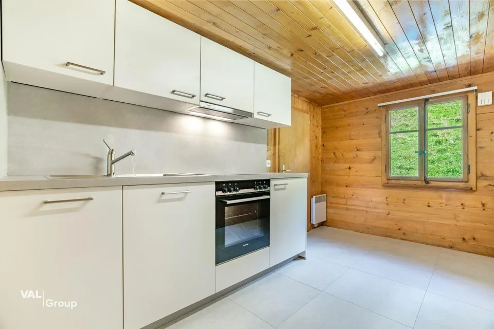 Gemütliche Dachwohnung mit Aussicht in Staldenried